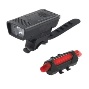 Лiхтар для велосипеда BSK-1803-1 XPE, габарит 5LED, ЗУ microUSB 3реж