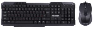 Клавіатура+миша, Maxxter KMS-CM-02-UA USB, Black
