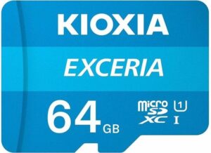 Флеш-карта Micro SDXC 64Gb Kioxia Exceria Class 10 UHS-I + SD адаптер