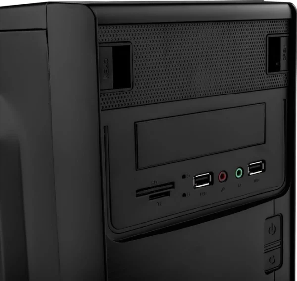 Корпус LOGICPOWER 6103 400W MATX Black - Зображення 5