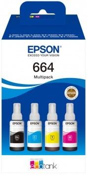 Комплект чорнил Epson EcoTank 664 (B/C/M/Y) Multi Pack