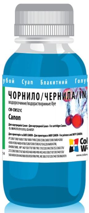 Чорнило CW Canon CL-38/511/CLI-8/521 100мл Cyan