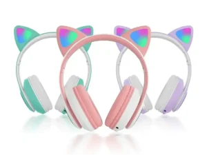 Навушники накладні Bluetooth Кошенятко з вушками STN-28
