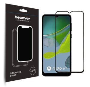 Захисне скло BeCover 3D для Motorola E13 - Black