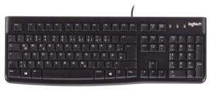 Клавіатура, Logitech K120 Black, UKR Usb OEM