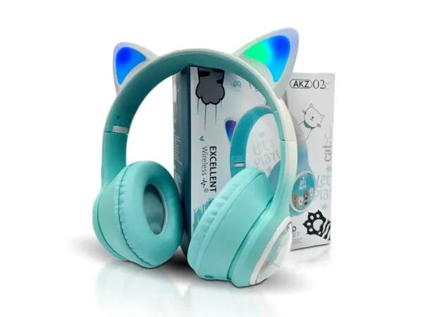 Навушники накладні Bluetooth Кошенятко з вушками AKZ-02C - Зображення 2