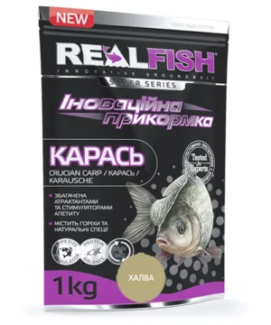 Прикормка  REAL Fish 1кг в асортименті