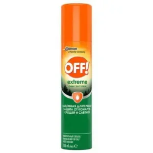 Спрей від укусів комарів кліщів OFF Extrime