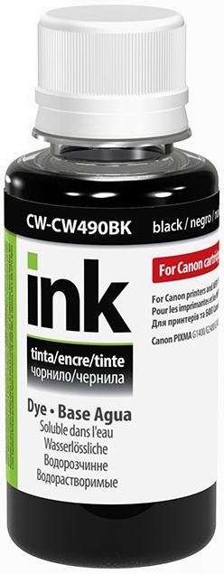 Чорнило ColorWay Canon GI-490 PIXMA G1400/G2400/G3400 100г Pigment Black