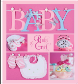 Фотоальбом 20sheet Baby collage Pink w/box (UA)