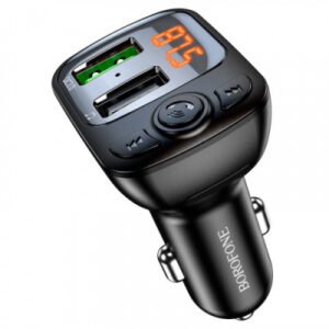 FM Модулятор Borofone BC41 Eminency QC3.0