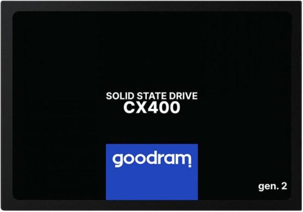 Накопичувач SSD: 128 Gb (2.5") Goodram CX400 Gen.2 SATA III (R/W: 550/460 Mb/s) 3D TLC