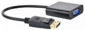 Адаптер DP to VGA Cablexpert (A-DPM-VGAF-02), Black