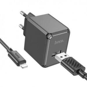 Мережевий Зарядний Пристрій Hoco CS11A 1USB/2.1A + Lightning