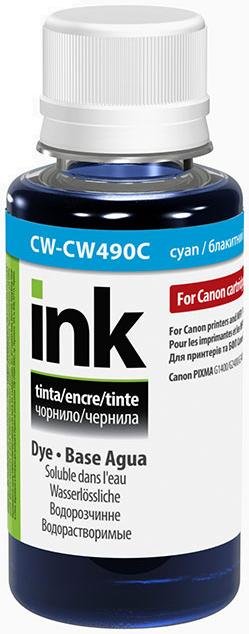 Чорнило ColorWay for Canon Pixma G1400/G2400/G3400 100g Cyan