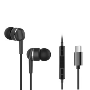 Навушники ERGO VM-735 Type-C Earphones Black