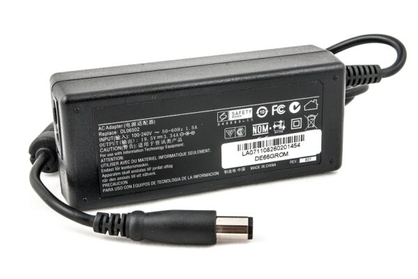 Блок живлення PowerPlant для ноутбука DELL 19.5V, 3.34A, 65W, 4.5*3.0-PIN