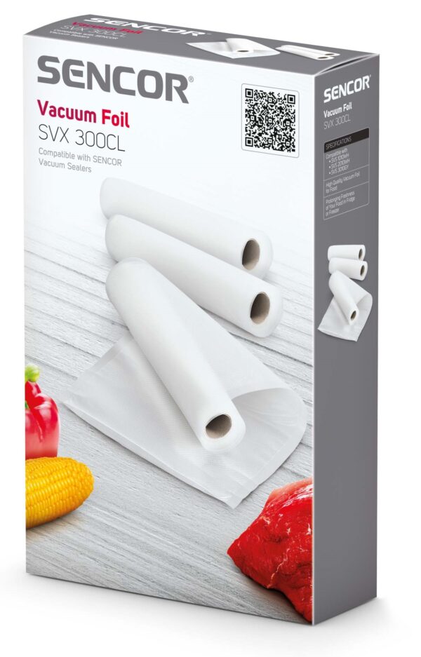 Плівка для вакуумування SENCOR SVX 300 CL/ 20см*200см (поштучно) . - Зображення 3