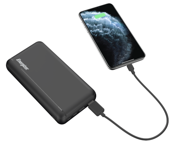 Додаткова батарея PowerBank ENERGIZER UE30057PQ - 30000 mAh Li-pol+TYPE-C PD (Black) - Зображення 6
