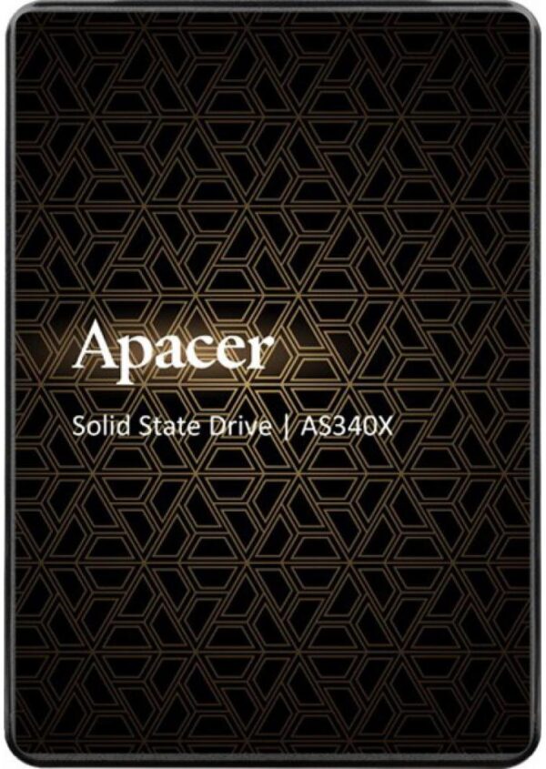 Накопичувач SSD: 480 Gb (2.5") Apacer AS340X SATA III (R/W: 550/520 Mb/s)