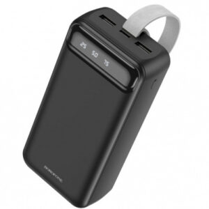 Додаткова батарея Power Bank Borofone BJ14B 30000 mAh + Led Lamp (Чорний)