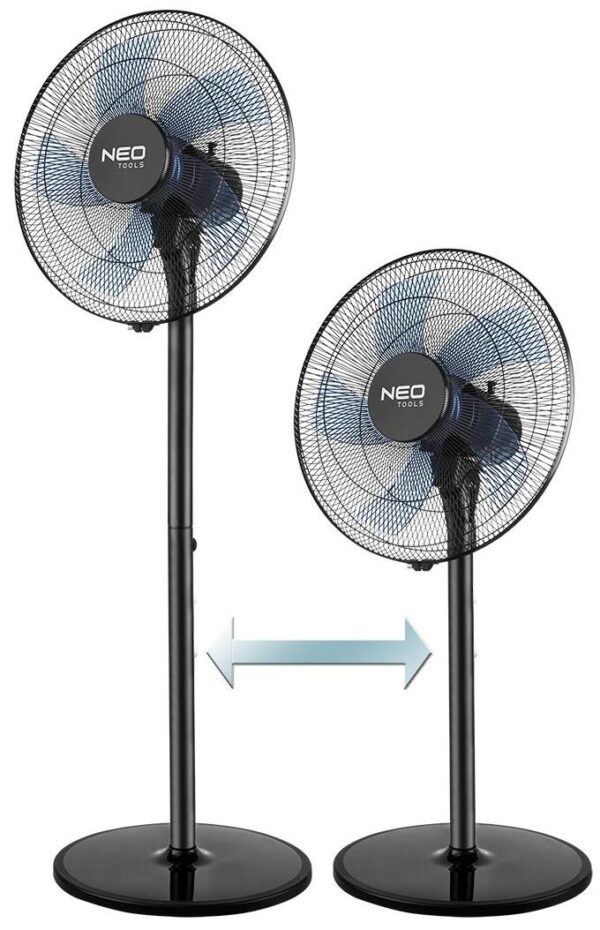 Вентилятор підлоговий Neo Tools 90-001, Black - Зображення 2