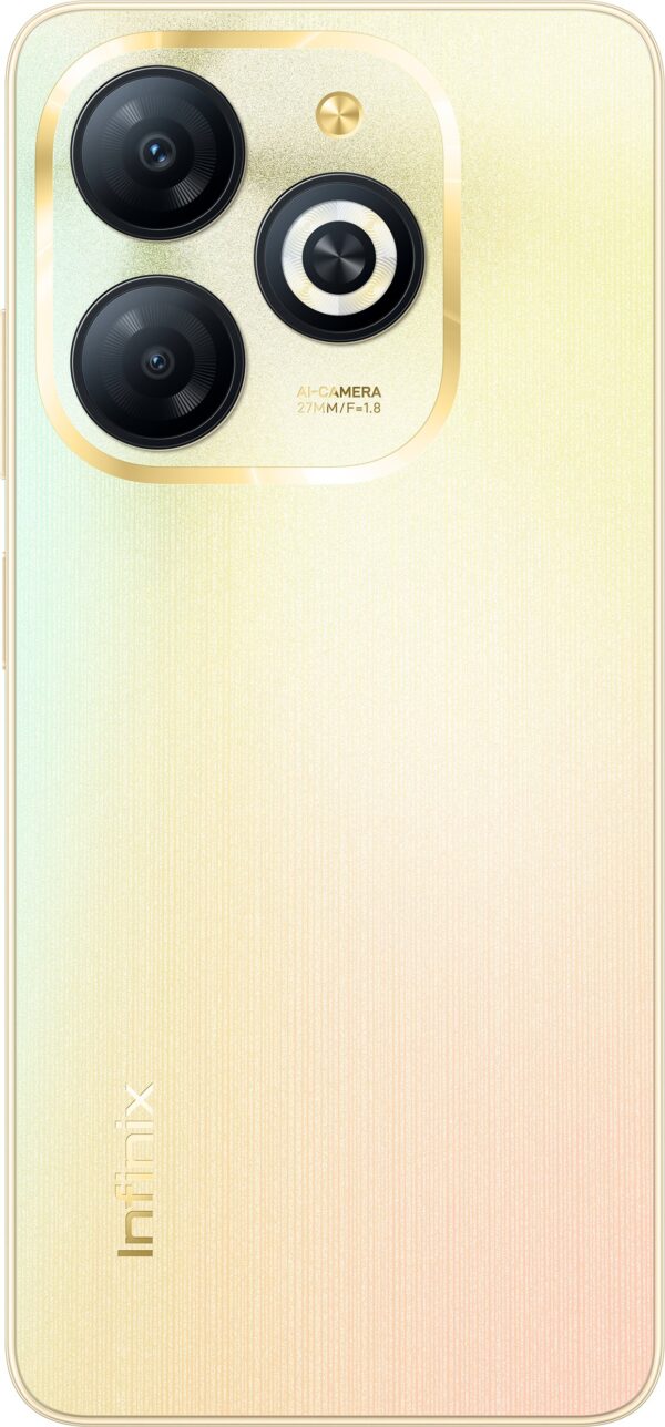 Смартфон INFINIX SMART 8 X6525 4/128GB Shiny Gold - Зображення 5