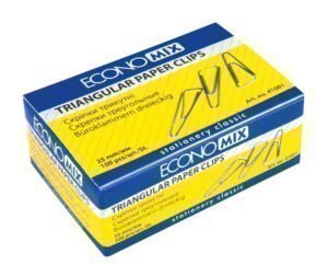 Скріпки трикутні 25 мм ТМ Economix 41001
