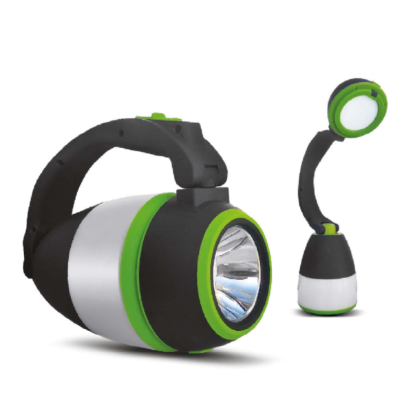 LED ЛІХТАР МУЛЬТИФУНКЦІОНАЛЬНИЙ АКУМУЛЯТОРНИЙ LEBRON L-HL-635, ABS, 5W, 1500MAH LI-ION, USB