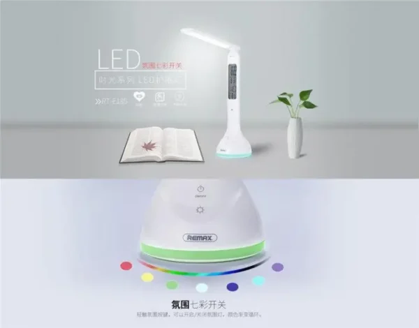 Настільна світлодіодна, бездротова LED лампа Remax LED Eye-protection Desk Lamp RT-E185 - Зображення 3