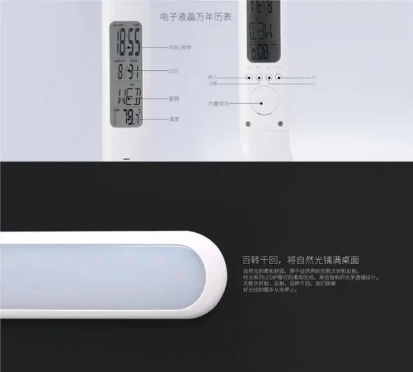 Настільна світлодіодна, бездротова LED лампа Remax LED Eye-protection Desk Lamp RT-E185 - Зображення 2