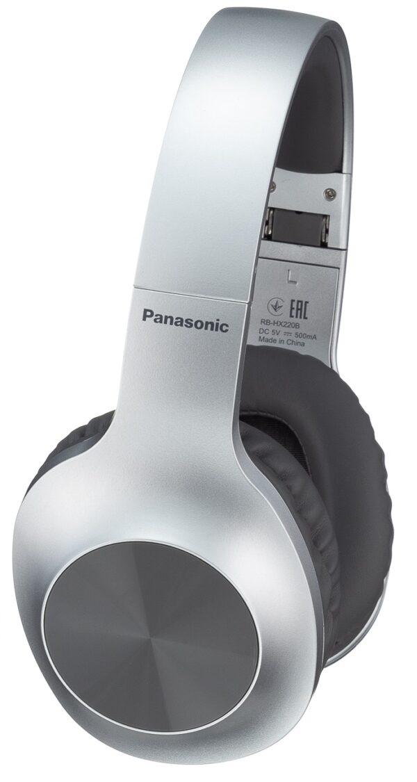 Гарнітура накладна Panasonic RB-HX220BEE-S Bluetooth, Silver - Зображення 6