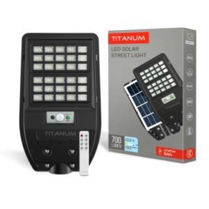 Світильник TITANUM сонячний IP54 700Lm 5000K сенсорний
