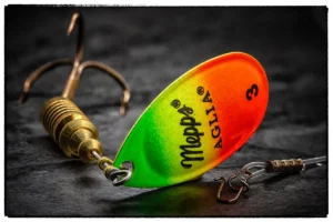 Блешня вертушка Mepps Aglia №3 Fluo Tiger 7.5г