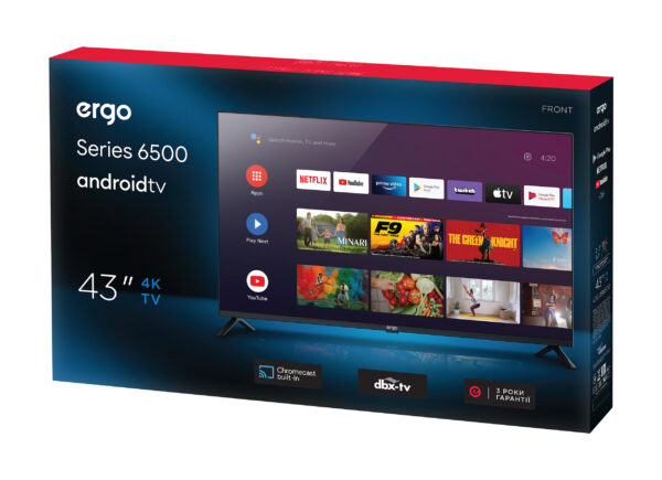 Телевізор ERGO 43GUS6500 - Зображення 9