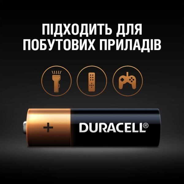 Батарейка DURACELL LR06 MN1500 уп. 1х12 шт. (пальчик) - Зображення 5