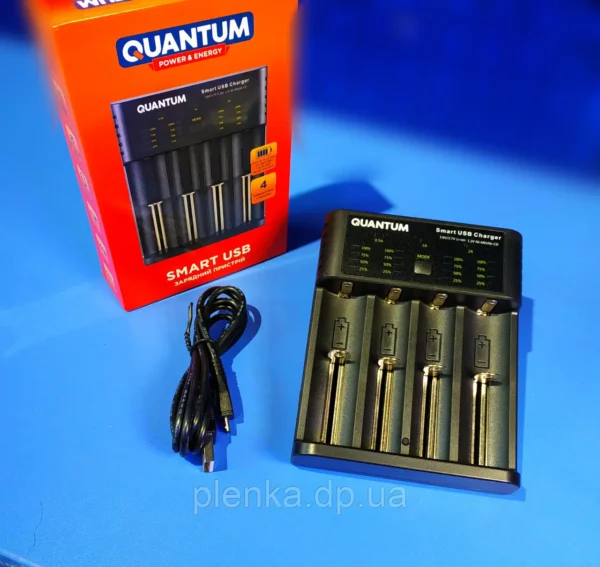 Зарядний пристрій QM-BC4040 18650 4-slot - Зображення 2