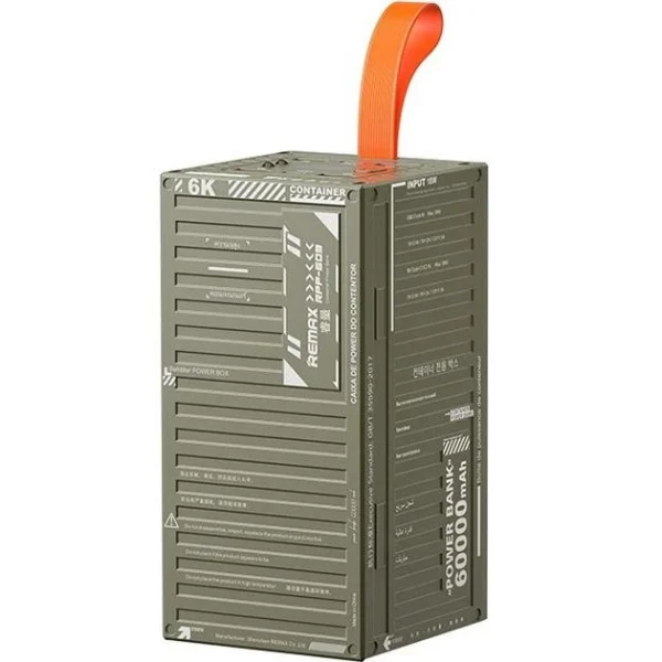 Додаткова батарея Power Bank REMAX RPP-609 60000mAh - Зображення 2