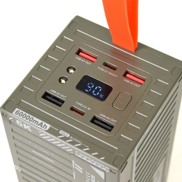 Додаткова батарея Power Bank REMAX RPP-609 60000mAh - Зображення 3