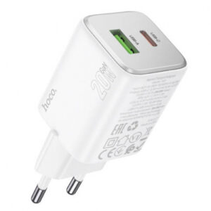 Мережевий зарядний пристрій Hoco N41 PD20W + QC3.0 (1USB/1Type-C/3A)