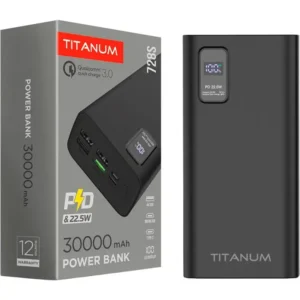 Power Bank  Titanum TPB-728S 30000mAh 22.5 W QC+PD