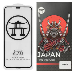 Захисне скло Glass Full Glue Japan Premium 2.0 для Apple iPhone XR/11 (Чорний)