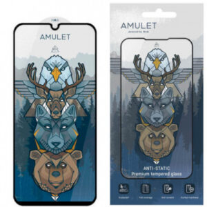 Захисне скло AMULET Full Glue HD Antistatic для Samsung A536 Galaxy A53 5G/A525 Galaxy A52 (Чорний)