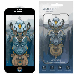 Захисне скло AMULET Full Glue HD Antistatic для Apple iPhone 7 Plus/8 Plus (Чорний)