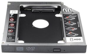 Кишеня (2,5") Maiwo внутрішня для HDD/SSD SATA 3.0, алюміній, товщина 12,5 мм.
