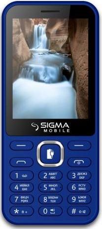 Телефон Sigma X-Style 31 Power Type-C / 2SIM / Blue / 2.8" / SD / BT / 0.3MP / 3100mAh