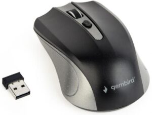 Миша, Gembird MUSW-4B-04-GB Wireless, Grey/Black