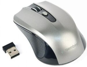 Миша, Gembird MUSW-4B-04-BG Wireless, Black/Grey