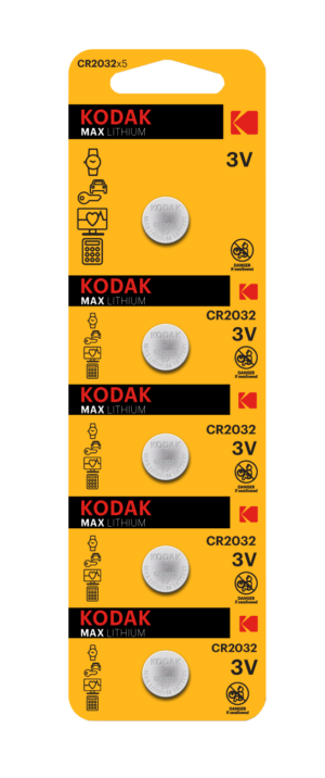 Батарейка KODAK Ultra lit. CR2032 уп., 1х5 шт. відривні