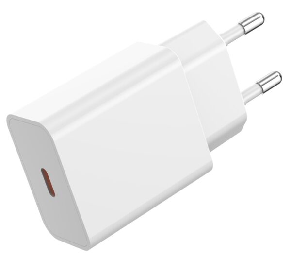Мережевий зарядний пристрій XO L126 - 20W PD Single port USB-C (Білий) - Зображення 2